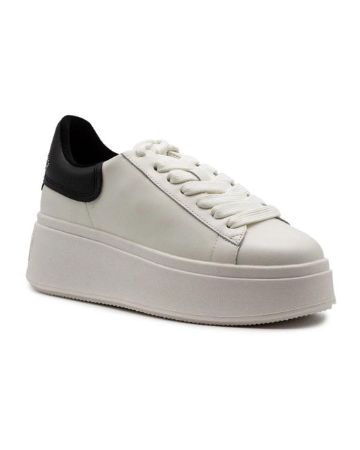 Ash White Moby Studs Platform Sneaker