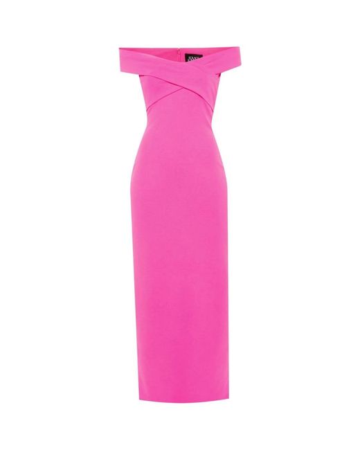 Solace London Pink Midi Dresses