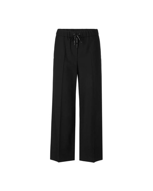 Marc Cain Wijde Wollen Broek in het Black