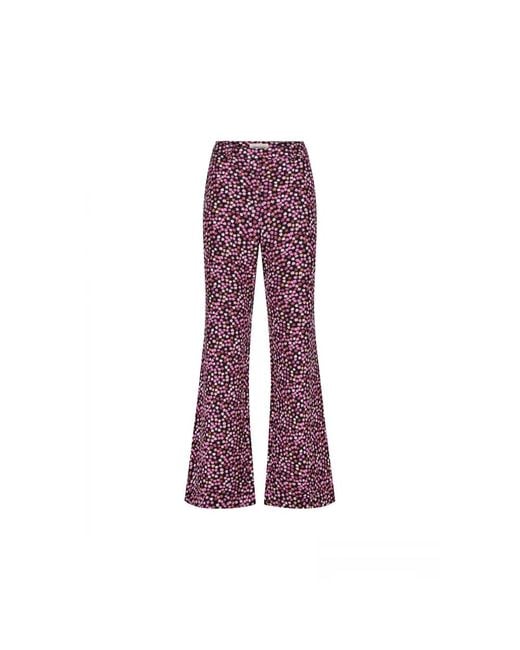 Wide Trousers FABIENNE CHAPOT de color Purple