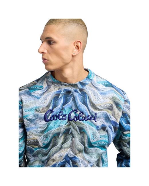 carlo colucci Blue Sweatshirts for men