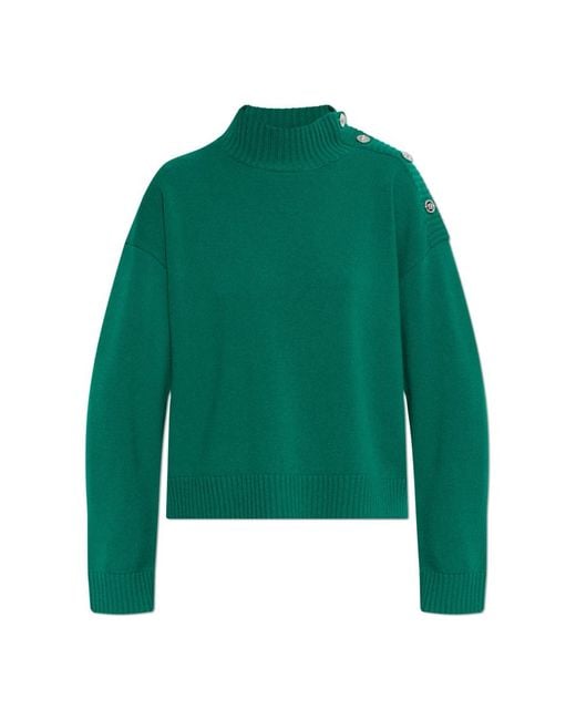 Turtlenecks Versace de color Green
