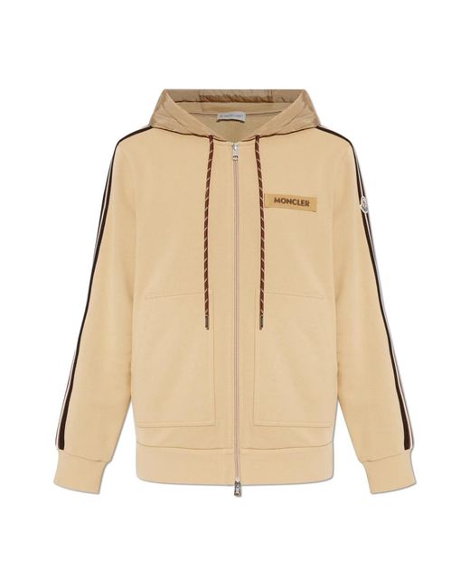Moncler Natural Zip-Throughs for men