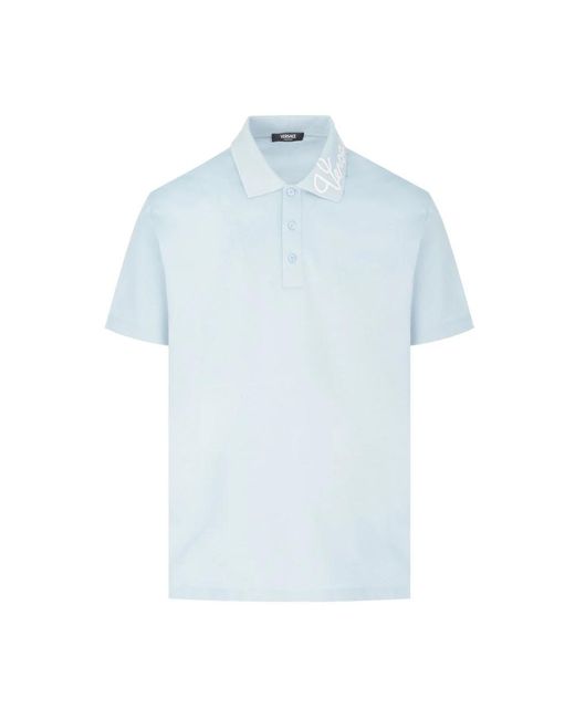 Versace Blue Polo Shirts for men