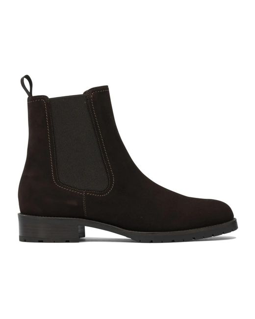 MARETTO® Black Camosciot Chelsea Boots