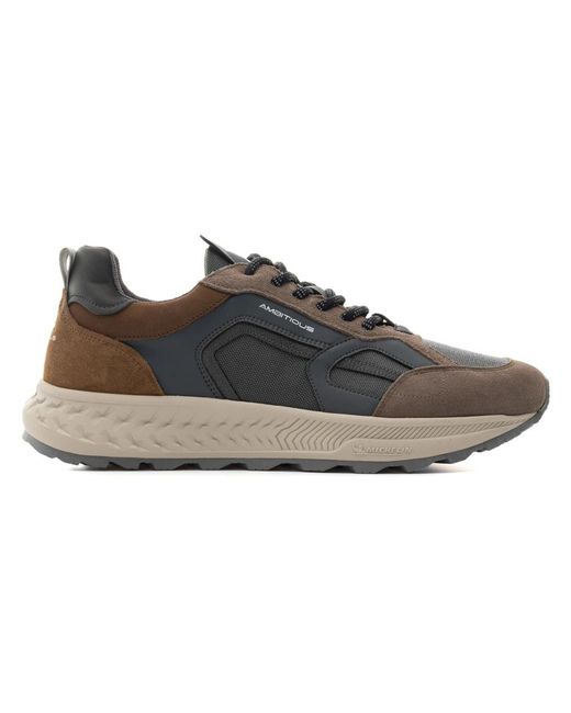 Ambitious Schoenen ,Veelkleurig ,Leer Venture Performance Runner in het Gray voor heren