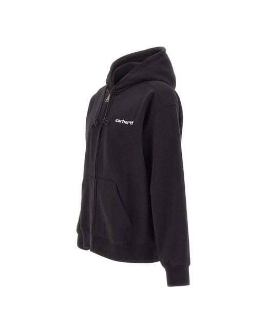 Carhartt Hoodies & Sweatvesten ,Zwart ,Katoen Hooded Archive Lines Jacket in het Blue voor heren
