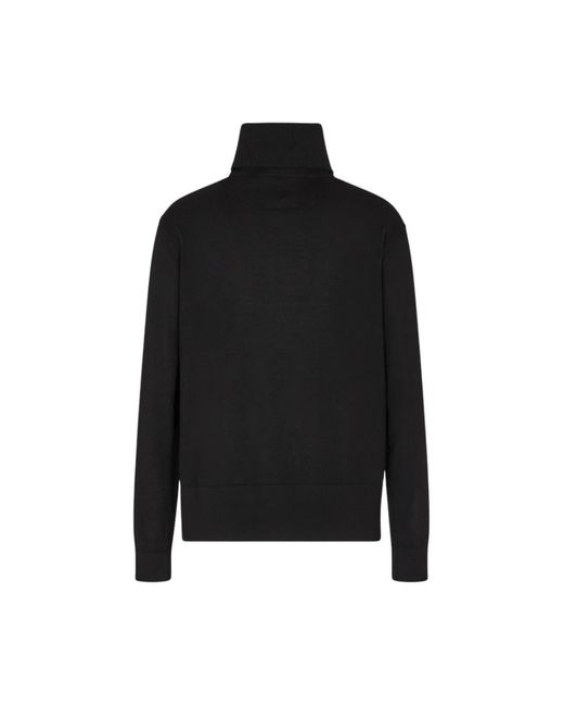 ARMANI EXCHANGE Truien & Vesten ,Zwart ,Wol Turtleneck in het Black