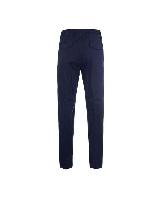 Eleventy Drawstring Chinos in het Blue voor heren
