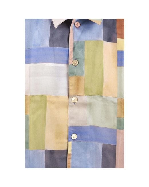 Short Sleeve Shirts Paul Smith pour homme en coloris Blue
