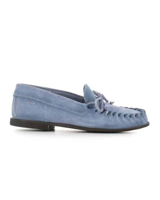 Alexander Hotto Blue Loafers