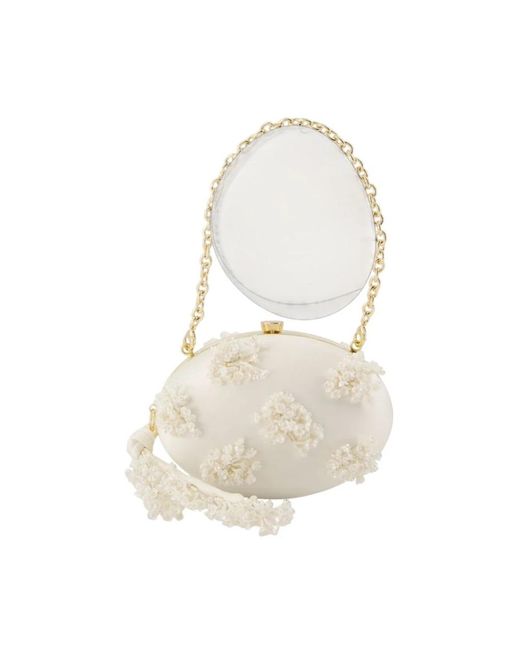 Clutches di Self-Portrait in White