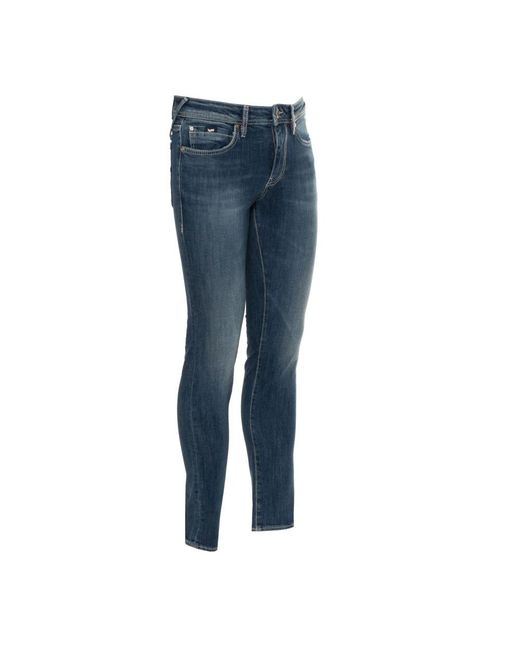 Gas Blue Skinny Fit Jeans for men
