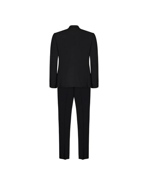 Emporio Armani Black Single Breasted Suits for men