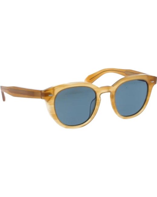 Oliver Peoples Blue Stilvolle sonnenbrille mit gläsern