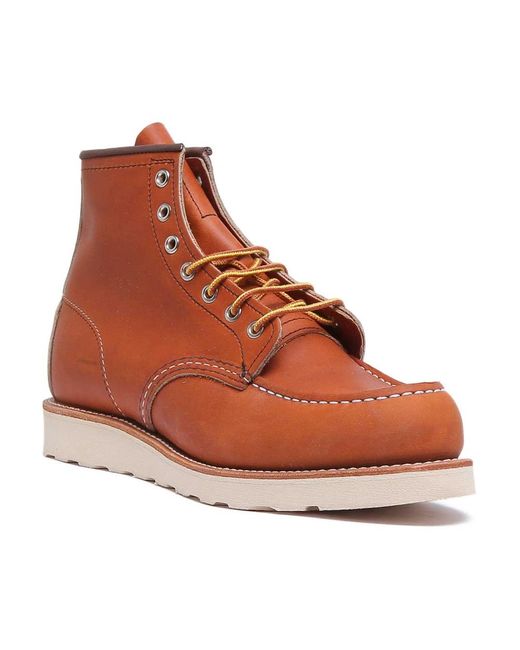 Red Wing Brown Lace-Up Boots for men