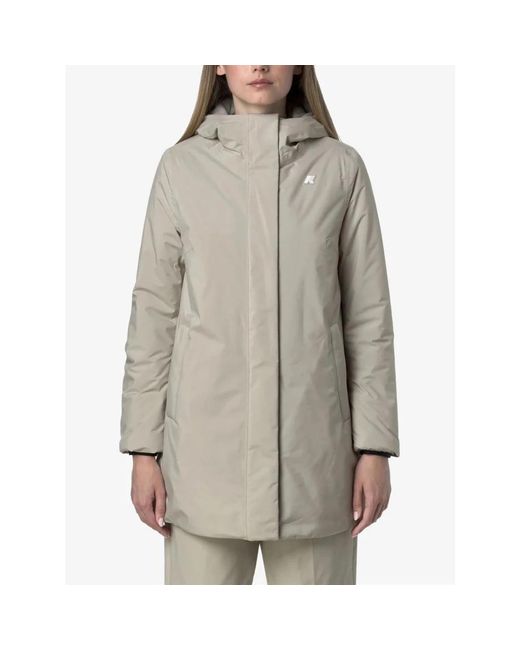 K-Way Parkas in het Gray