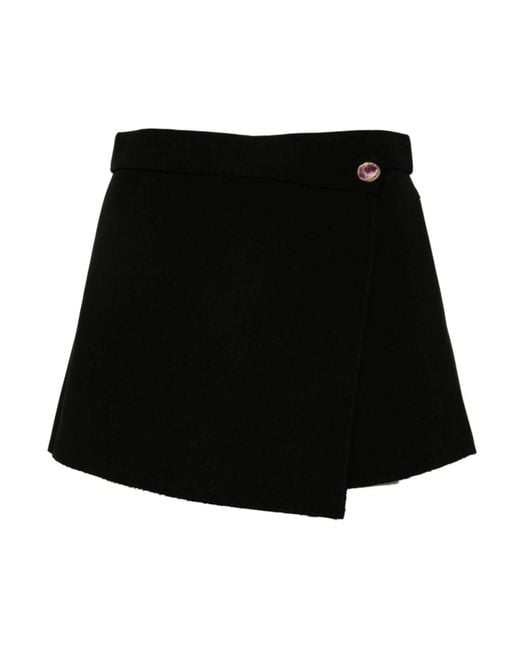 MSGM Black Bermuda 99 casual shorts