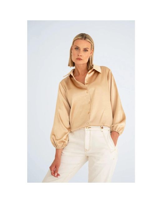 Maicazz Natural Sydia Bluse