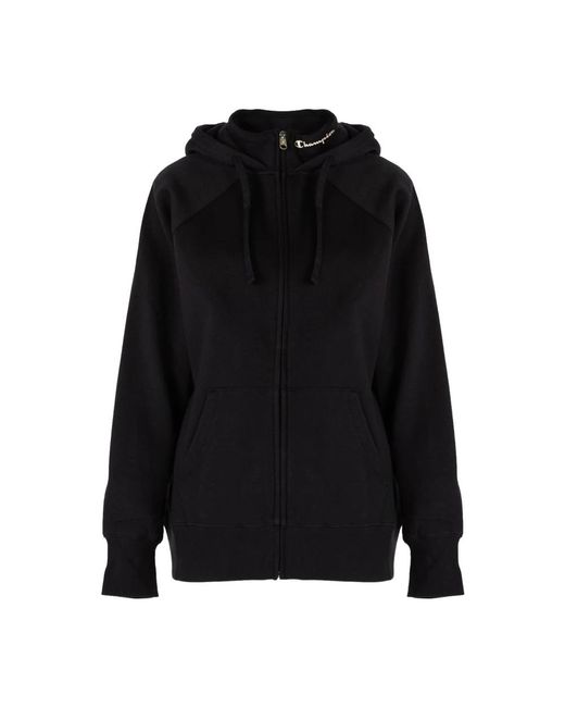 Champion Hoodies & Sweatvesten ,Zwart ,Casual Hoodie in het Black