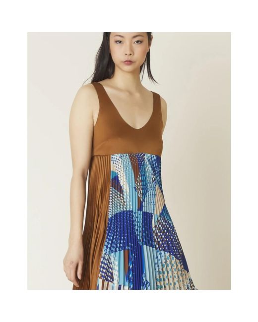 Manila Grace Blue Maxi Dresses