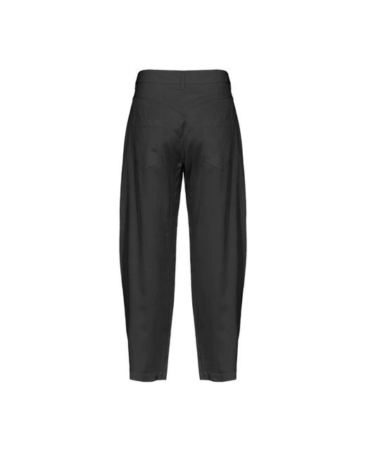 Pinko Straight Trousers in het Black