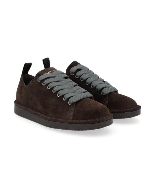 Pànchic Wildleder graue schnürschuh in Black für Herren