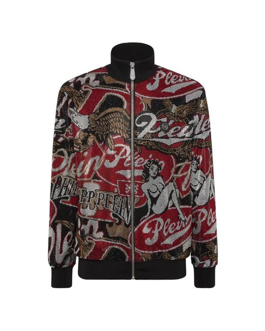 Zip-Throughs Philipp Plein de hombre de color Red