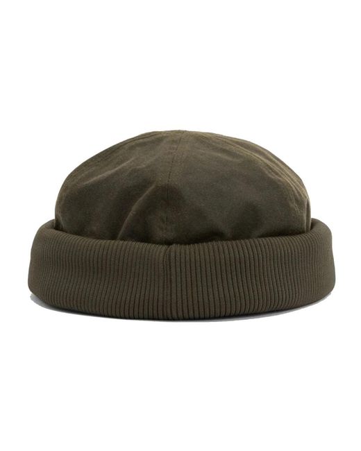 Barbour Gewachste Docker-Mütze Mit Strickbund in Green für Herren