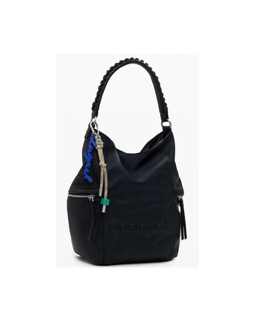 Desigual Zwarte Damesrugzak Met Uniek Ontwerp in het Black