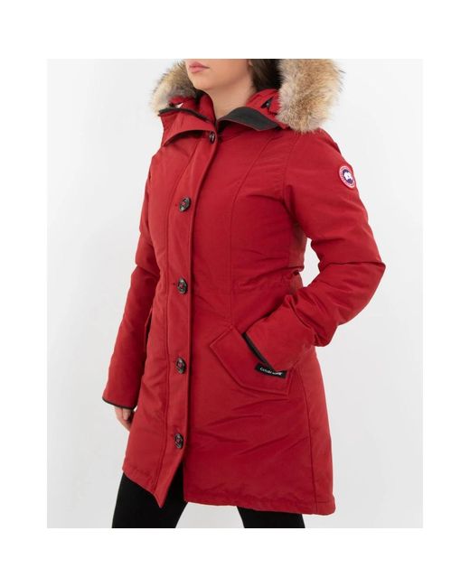 Canada Goose Red Rote rossclair parka jacke