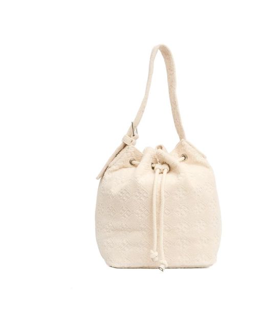 Tory Burch Natural Bucket Bags