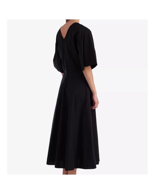 Forte_forte Black Midi Dresses