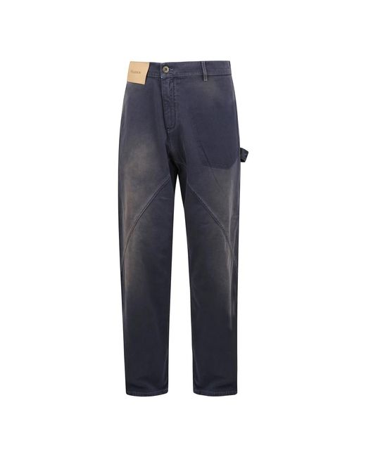 J.W. Anderson Blue Straight Jeans for men