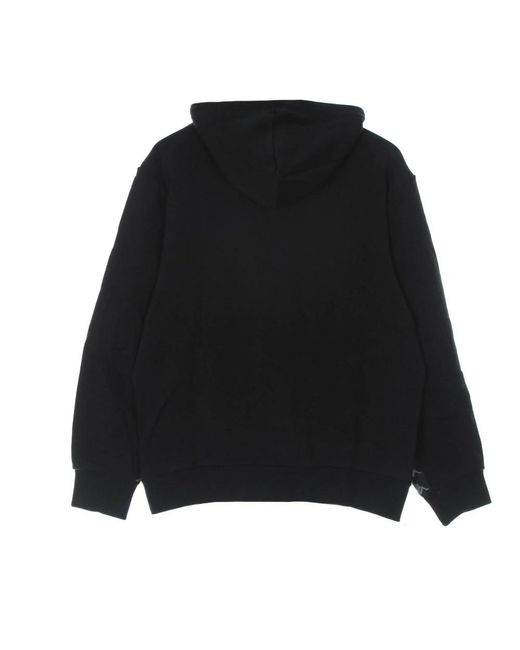 Kappa Hoodies & Sweatvesten ,Zwart ,Katoen Zwarte Hoodie Met Crest in het Black voor heren