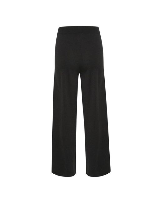 Part Two Black Wide Trousers