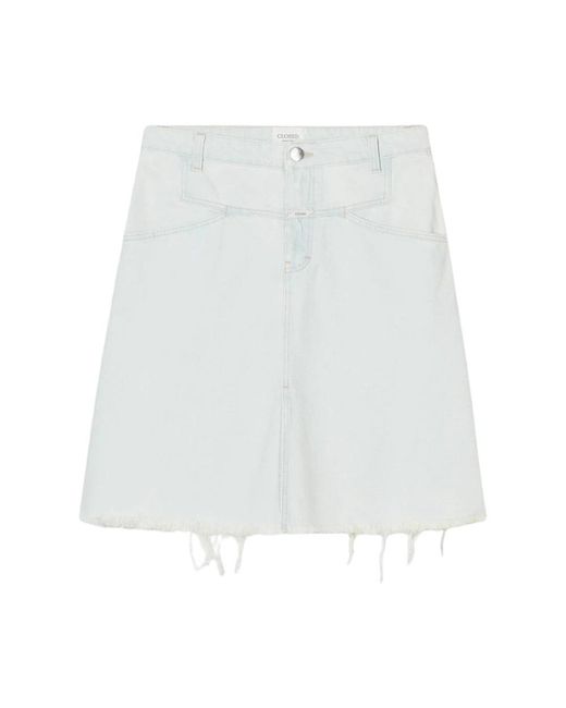 Closed White Denim Skirts