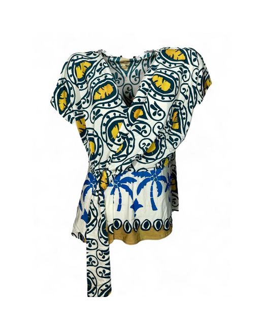 Ana Alcazar Blue Blouses