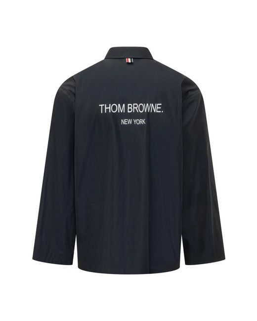Thom Browne Jassen ,Blauw ,Packable Sc W Pocket in het Blue voor heren