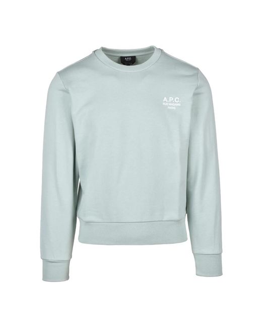 A.P.C. Blue Sweatshirts for men