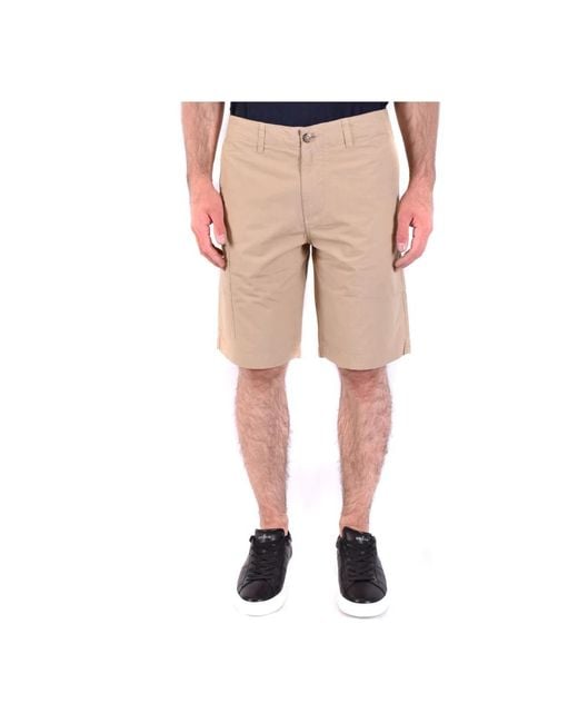Woolrich Natural Casual Shorts for men