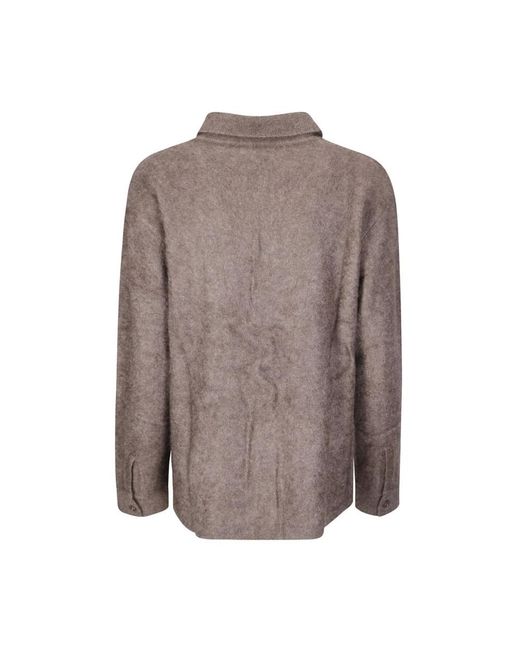 P.A.R.O.S.H. Gebreide Cardigan in het Brown