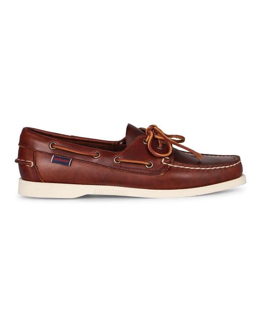 Sebago Red Sailor Shoes