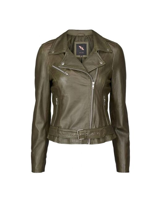 Btfcph Green Leather Jackets