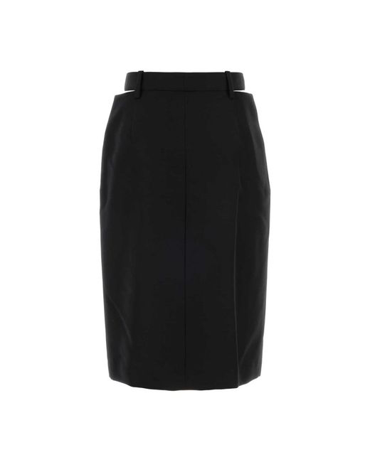 Jil Sander Black Midi Skirts