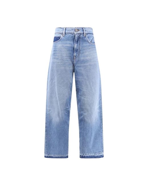 Pinko Blue Loose-Fit Jeans