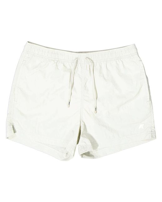 Beachwear di K-Way in White da Uomo
