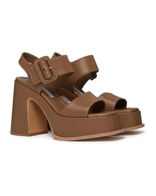 Stella McCartney Brown High Heel Sandals