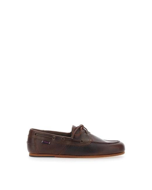 Sebago Brown Sailor Shoes for men