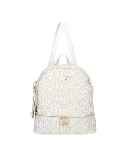 Gattinoni White Backpacks